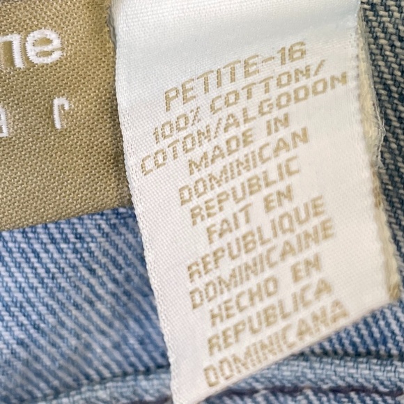 Liz Claiborne Authentic | VTG Mid-Plus Size High Waisted Tapered Mom Jeans - Picture 9 of 10